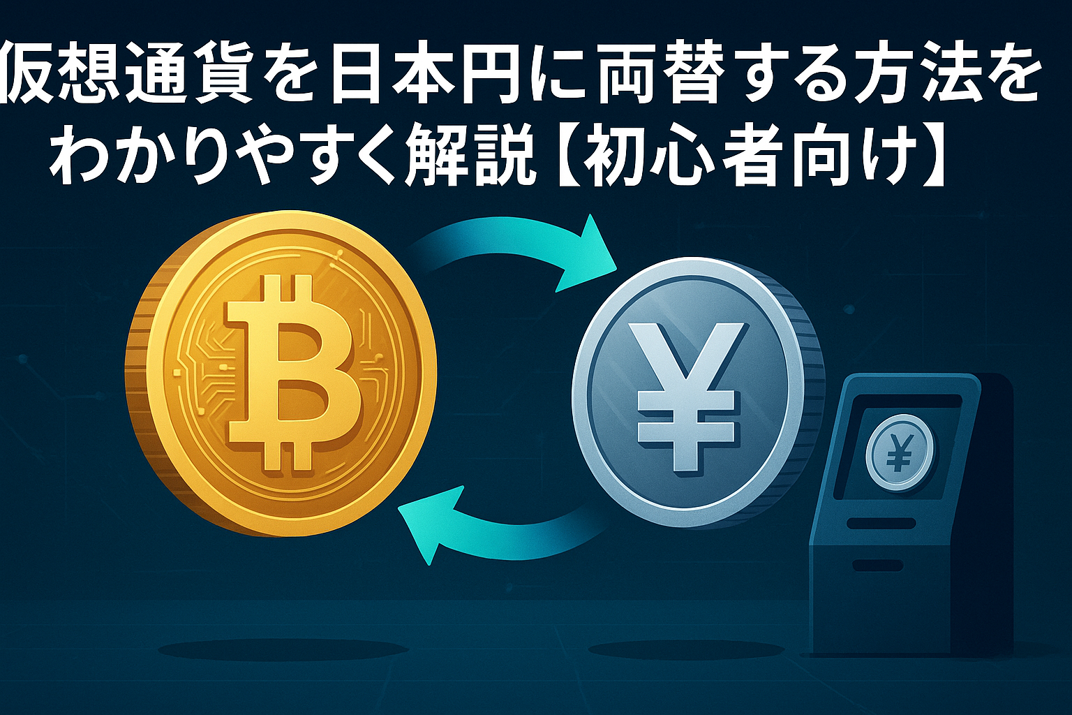 仮想通貨を日本円に両替する方法をわかりやすく解説【初心者向け】 | トリッピ