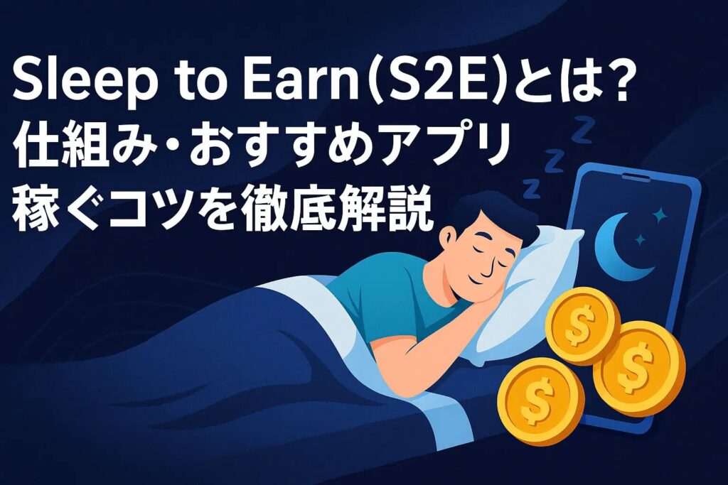 Sleep to Earn（S2E）とは？仕組みと稼ぎ方を解説
