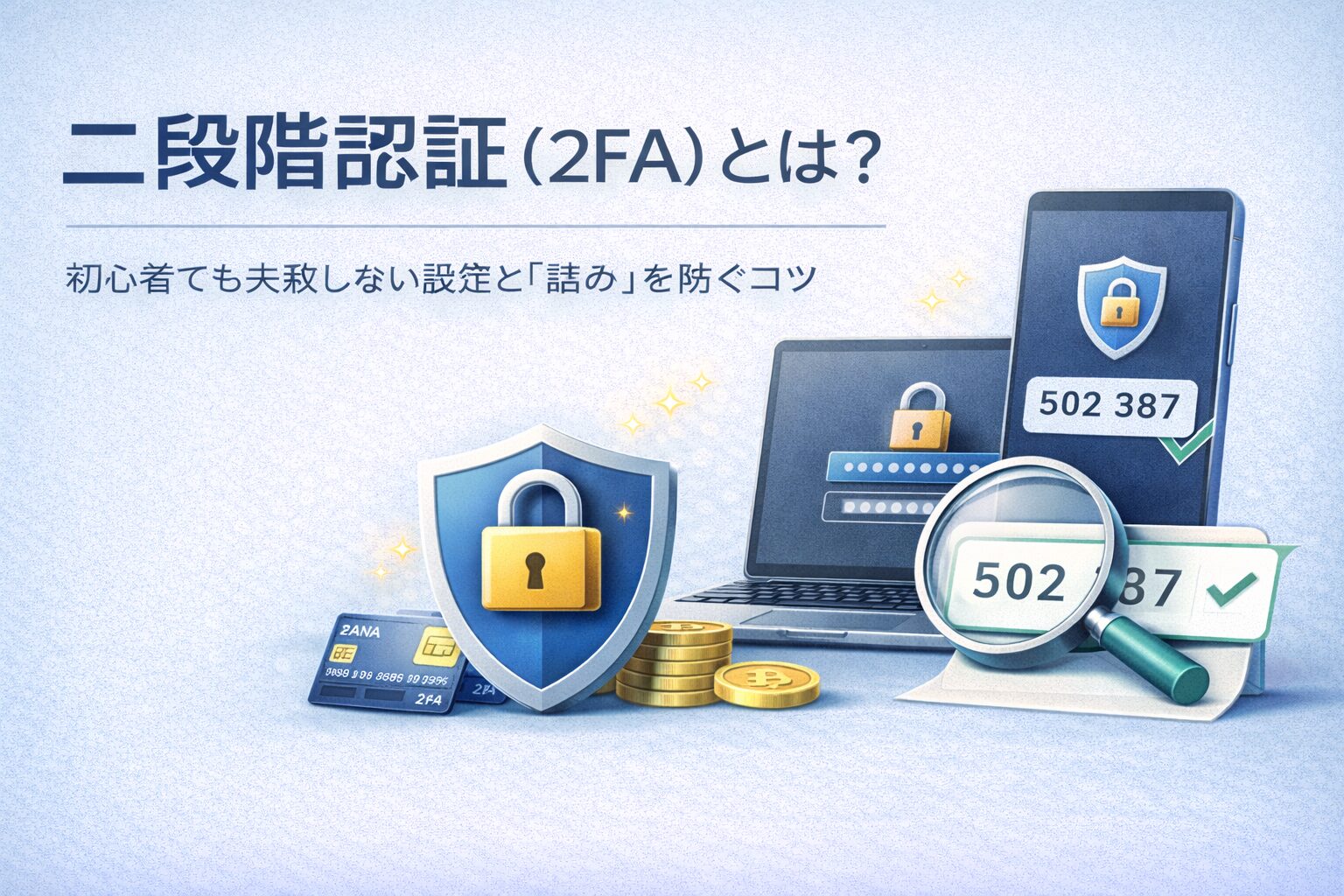 二段階認証（2FA）とは？初心者でも失敗しない設定と「詰み」を防ぐコツ | トリッピ