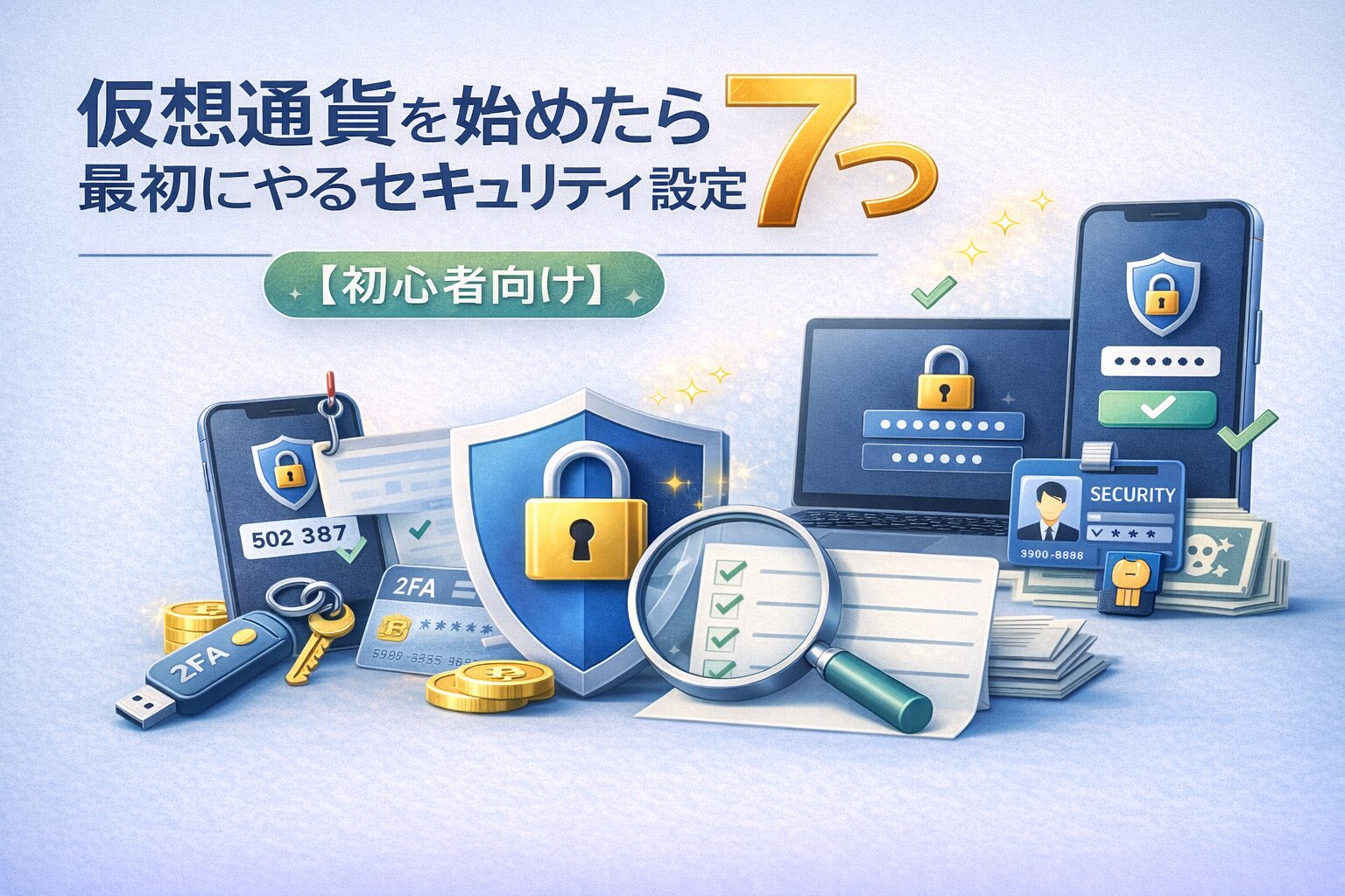 仮想通貨を始めたら最初にやるセキュリティ設定7つ【初心者向け】 | トリッピ