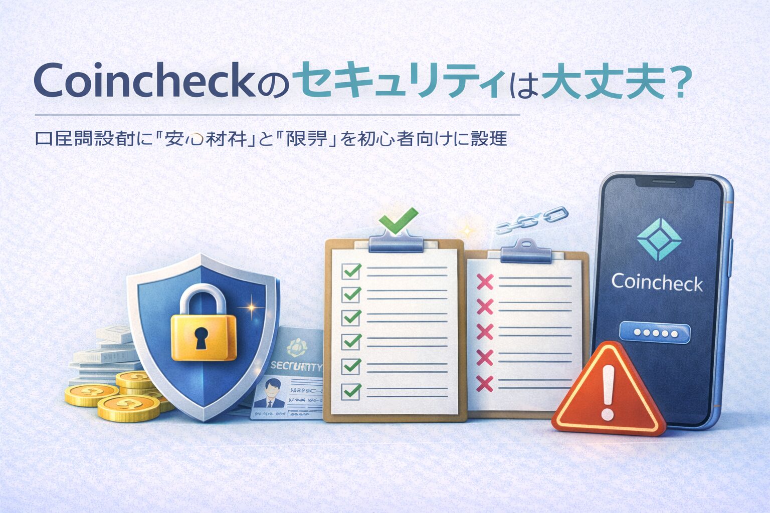 Coincheckのセキュリティは大丈夫？口座開設前に「安心材料」と「限界」を初心者向けに整理 | トリッピ