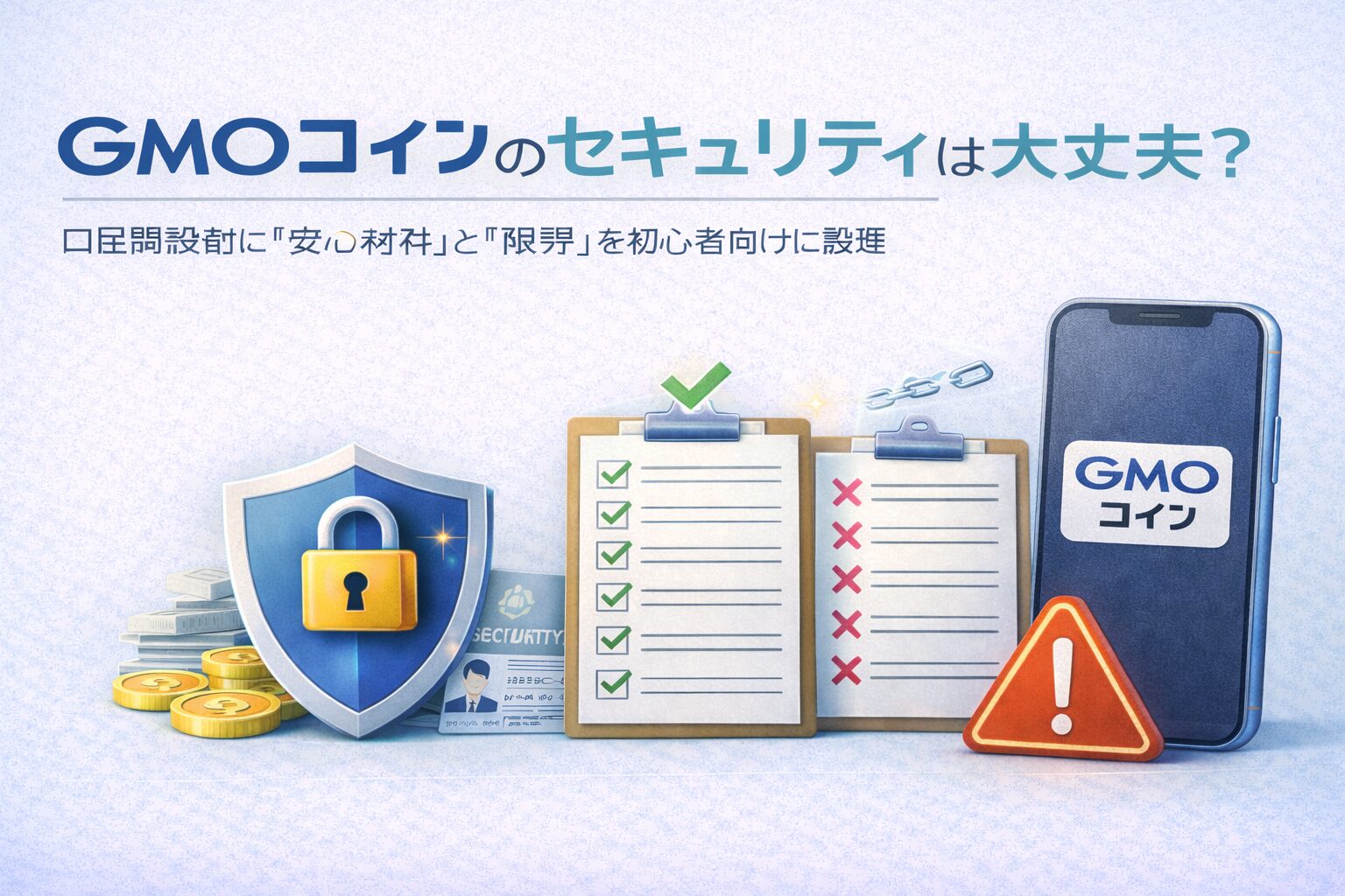 GMOコインのセキュリティは大丈夫？口座開設前に「安心材料」と「限界」を初心者向けに整理 | トリッピ